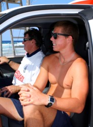 Lifeguards on patrol